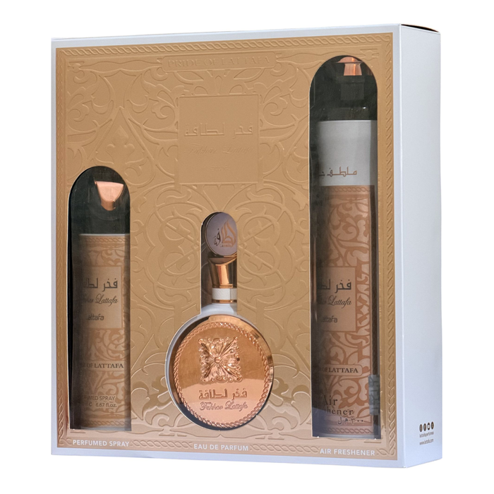 Fakhar by Lattafa 100ml EDP 3 Piece Gift Set for Women