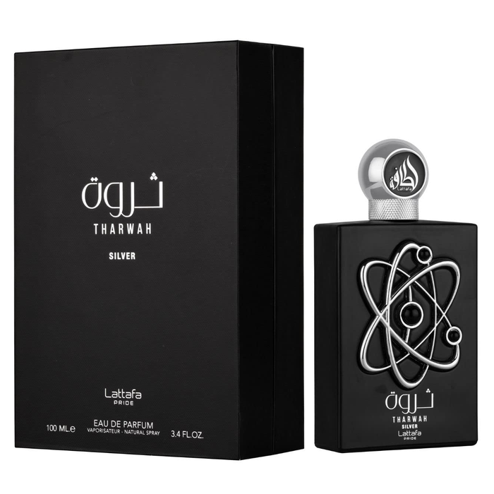 Tharwah Silver by Lattafa 100ml EDP