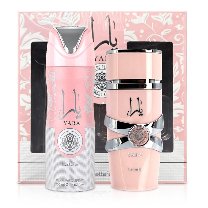 Yara by Lattafa 100ml EDP 2 Piece Gift Set for Women