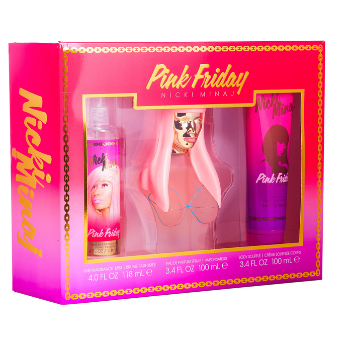 Pink Friday by Nicki Minaj 100ml EDP 3 Piece Gift Set
