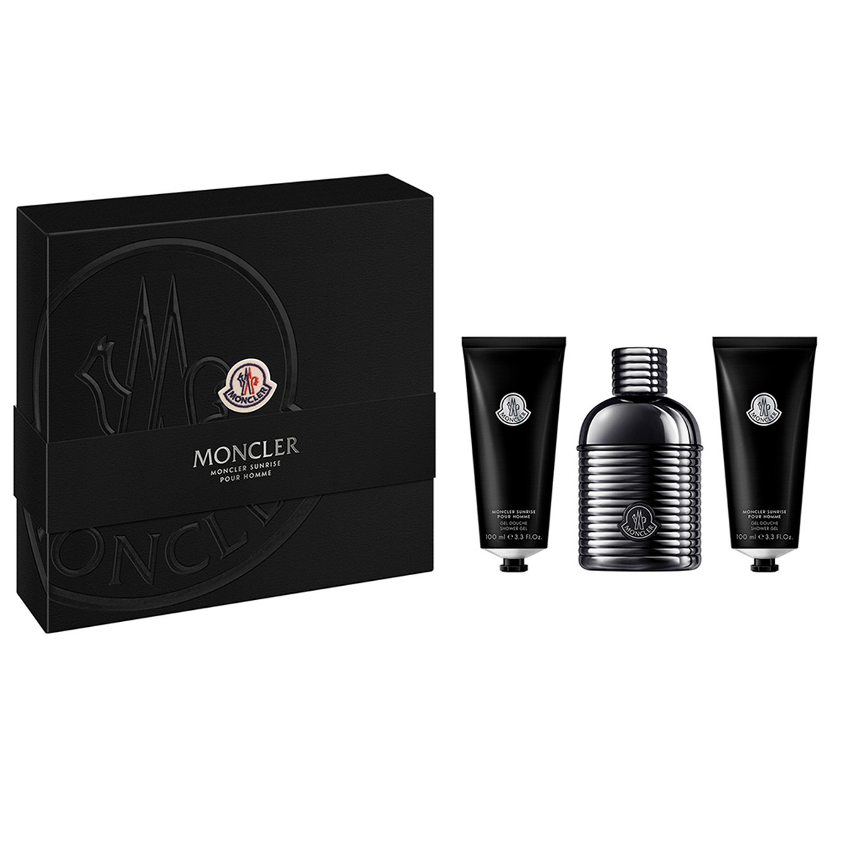 Moncler Sunrise Pour Homme 100ml EDP 3 Piece Gift Set — Perfume NZ