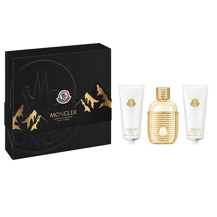 Moncler Sunrise Pour Femme 100ml EDP 3 Piece Gift Set