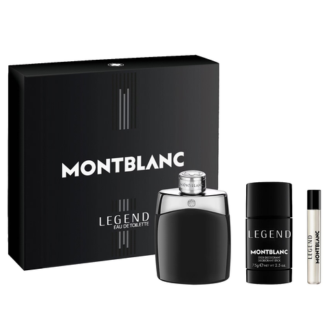 Legend by Mont Blanc 100ml EDT 3 Piece Gift Set