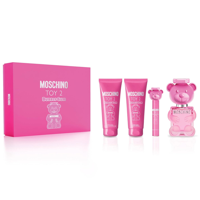 Moschino Toy 2 Bubblegum 100ml EDT 4 Piece Gift Set