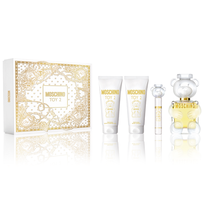 Moschino Toy 2 by Moschino 100ml EDP 4 Piece Gift Set