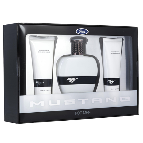 Mustang White by Ford 100ml EDT 3 Piece Gift Set