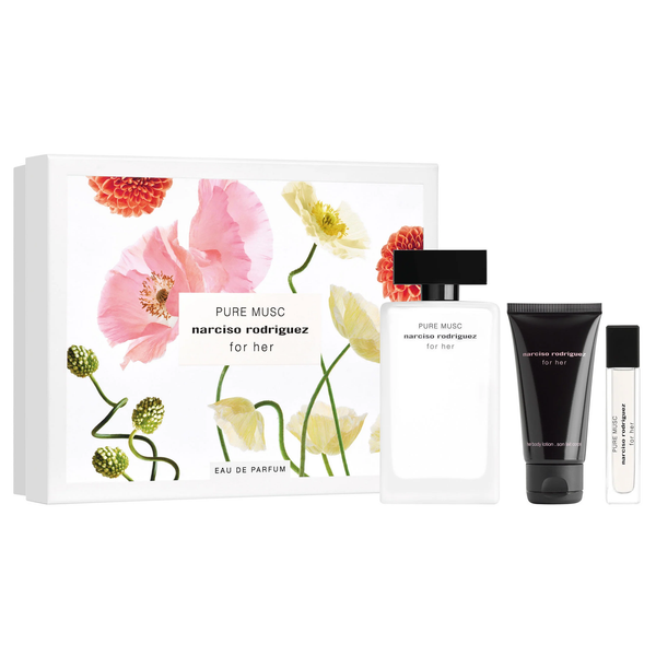 Pure Musc by Narciso Rodriguez 100ml EDP 3 Piece Gift Set