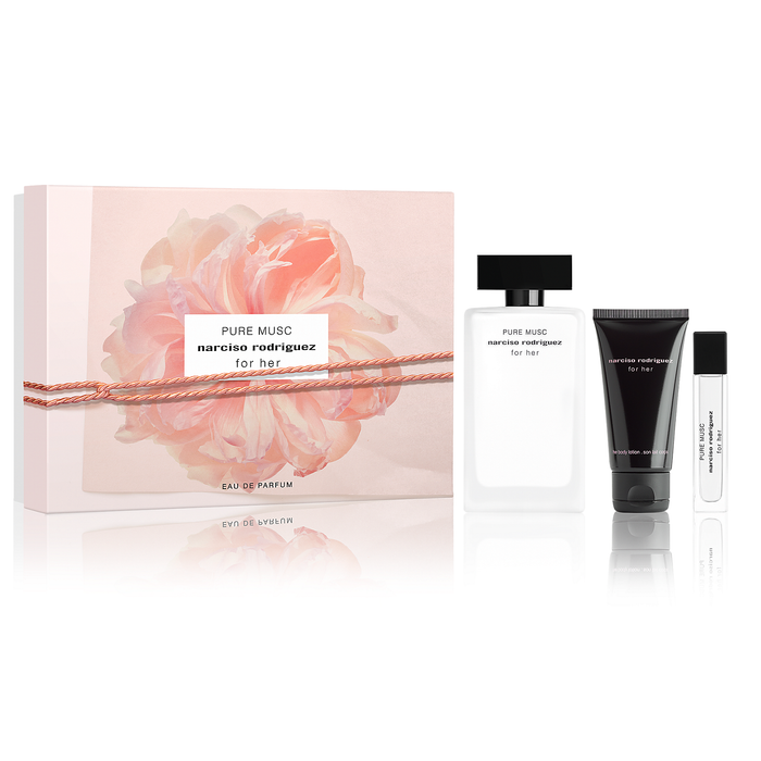 Pure Musc by Narciso Rodriguez 100ml EDP 3 Piece Gift Set