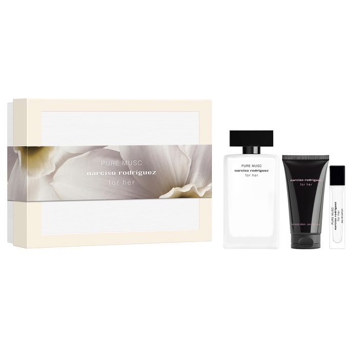 Pure Musc by Narciso Rodriguez 100ml EDP 3 Piece Gift Set