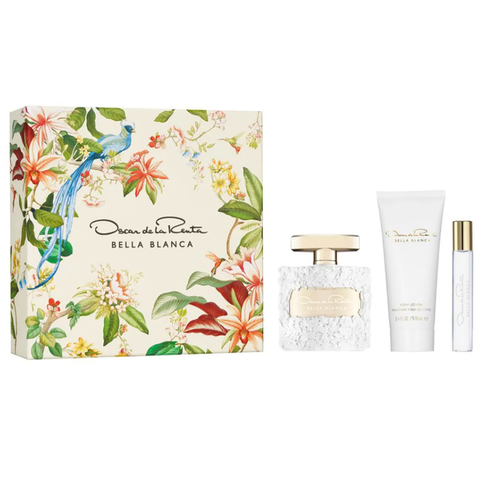 Bella Blanca by Oscar De La Renta 100ml EDP 3 Piece Gift Set