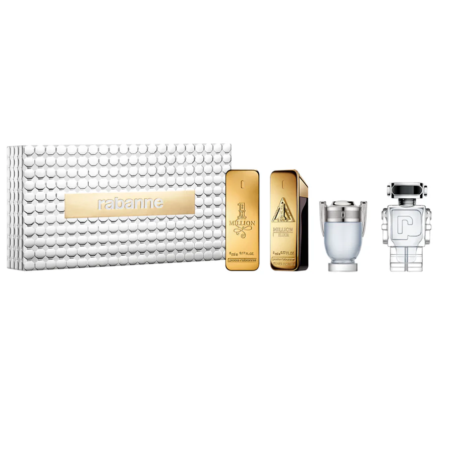 Paco Rabbane Items Paco Rabanne Collection 4 Piece Gift Set for Men — Perfume NZ