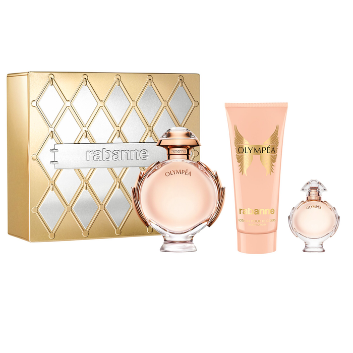 Olympea by Paco Rabanne 80ml EDP 3 Piece Gift Set