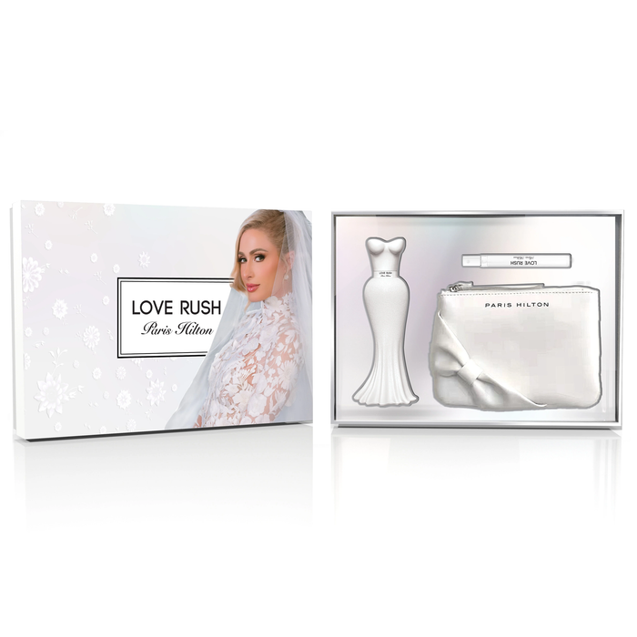 Love Rush by Paris Hilton 100ml EDP 3 Piece Gift Set