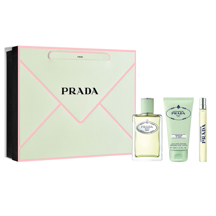 Infusion d'Iris by Prada 100ml EDP 3 Piece Gift Set