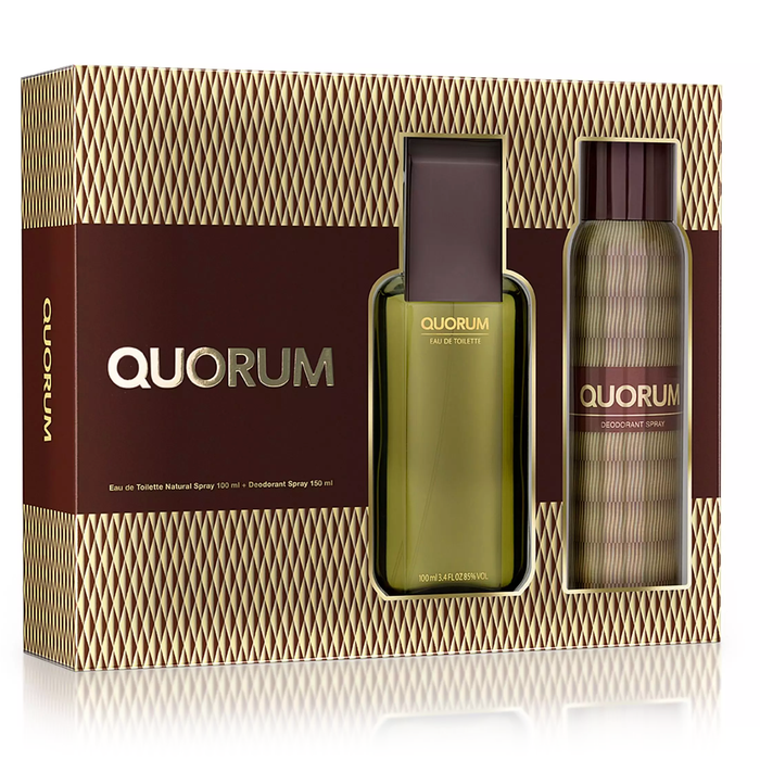Quorum by Antonio Puig 100ml EDT 2 Piece Gift Set