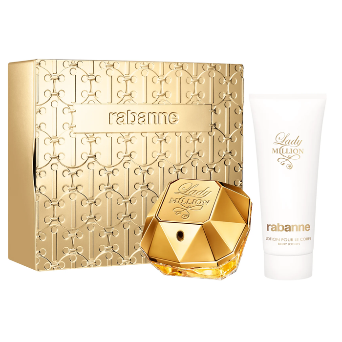 Lady Million by Paco Rabanne 80ml EDP 2 Piece Gift Set