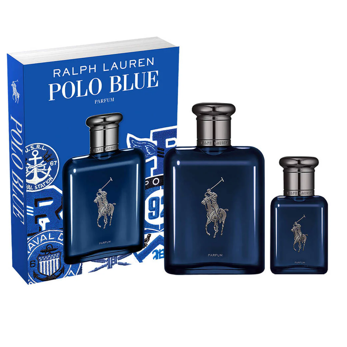 Polo Blue by Ralph Lauren 125ml Parfum 2 Piece Gift Set