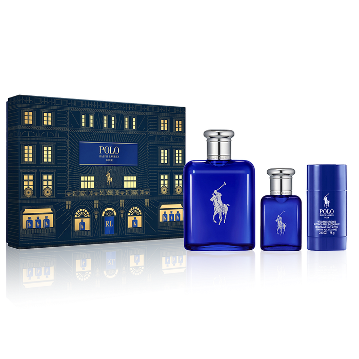 Polo Blue by Ralph Lauren 125ml EDT 3 Piece Gift Set