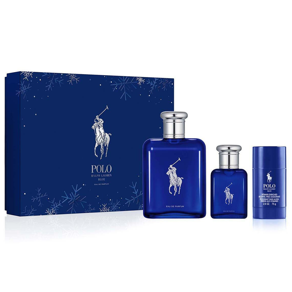Polo Blue by Ralph Lauren 125ml EDP 3 Piece Gift Set Perfume NZ