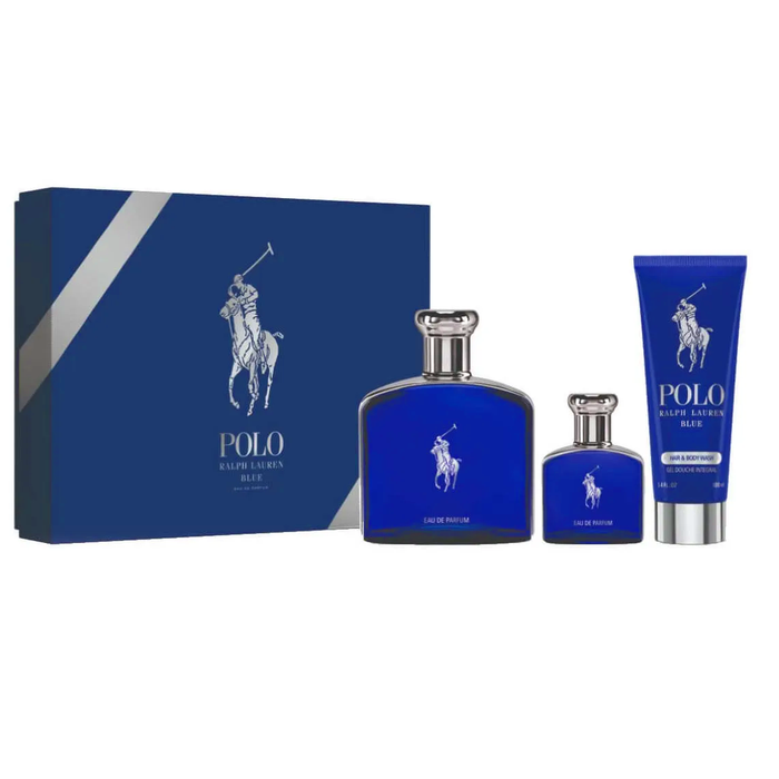 Polo Blue by Ralph Lauren 125ml EDP 3 Piece Gift Set