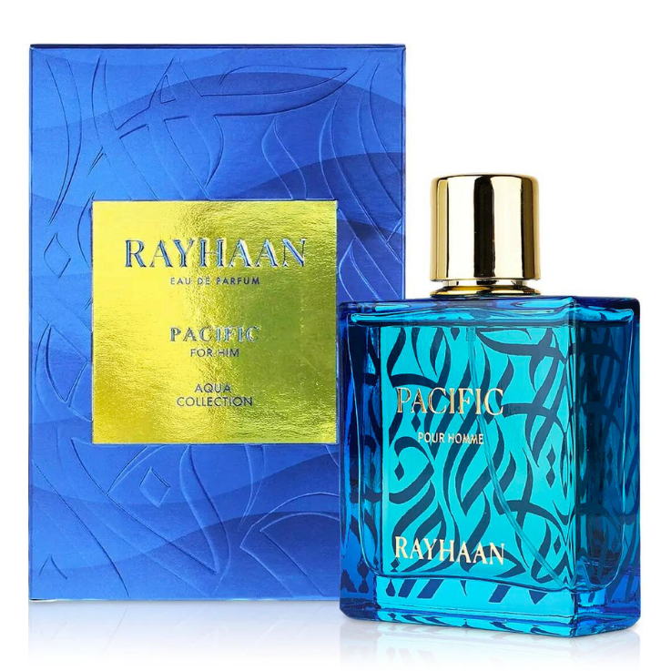 香水(男性用) RAYHAAN PACIFIC Eau De Parfum 100ml Pacific by Rayhaan 100ml EDP for Men — Perfume NZ
