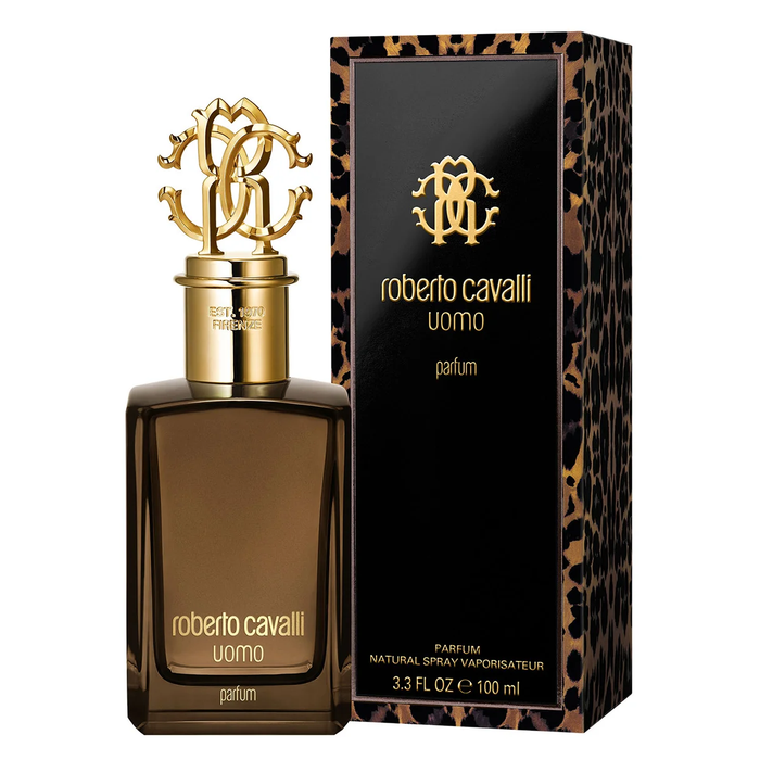 香水(男性用) Roberto Cavalli Uomo Parfum Uomo by Roberto Cavalli 100ml Parfum for Men — Perfume NZ