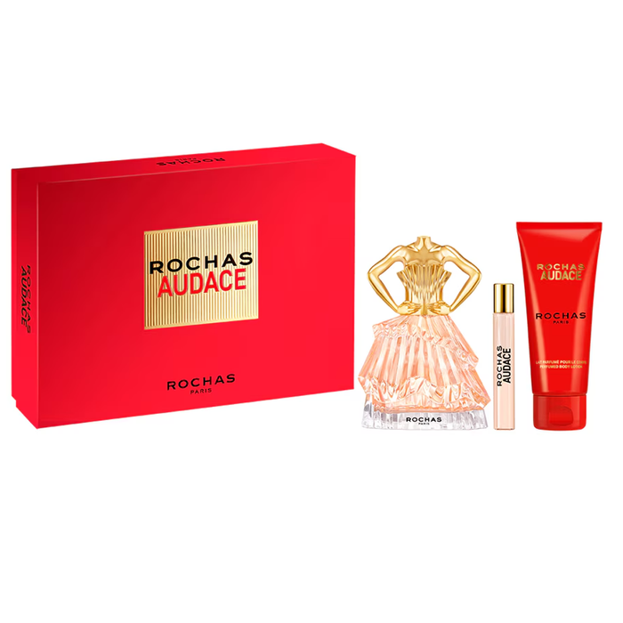 Audace by Rochas 90ml EDP 3 Piece Gift Set
