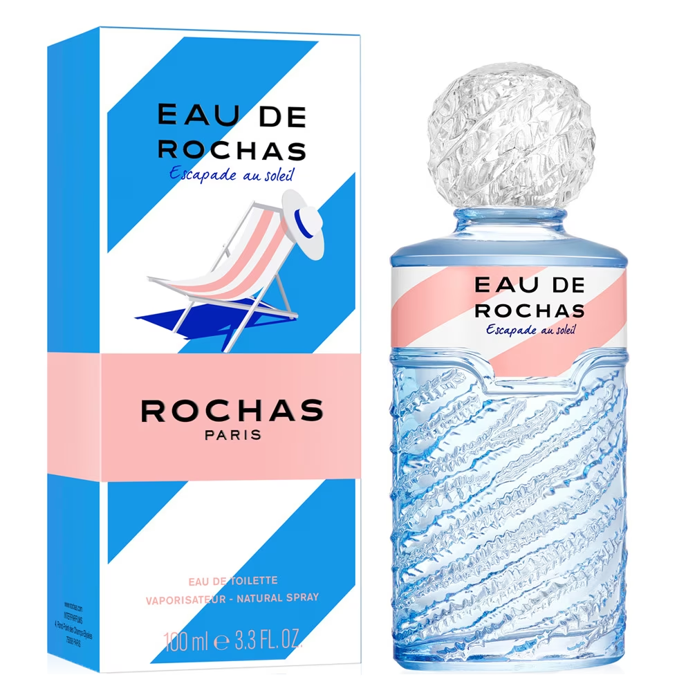 Coffret Eau De Rochas Paris EDT 100ml + Fouta Coton - Neuf Sous Blister - Fabriqué En France
