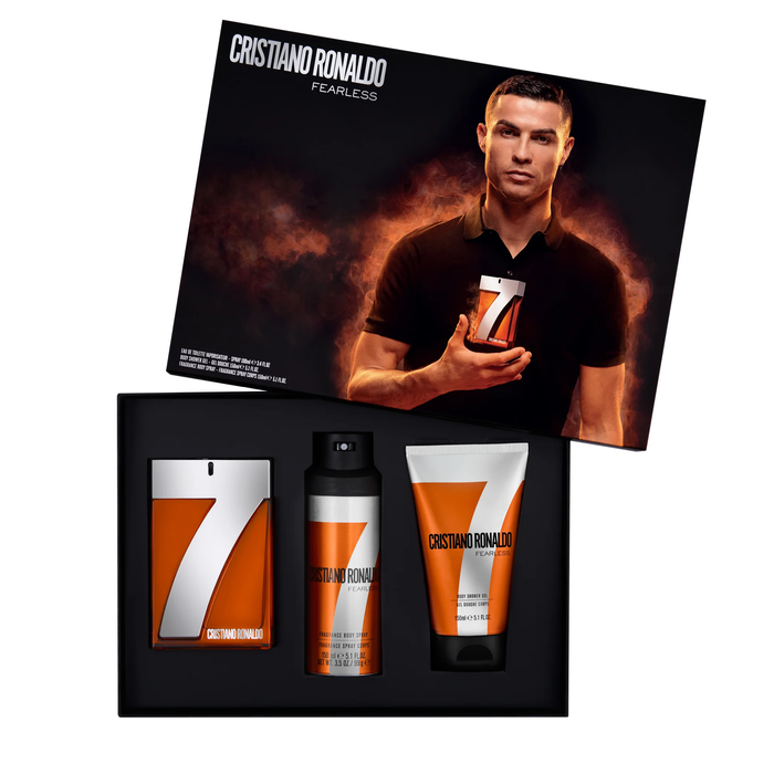 CR7 Fearless by Cristiano Ronaldo 100ml EDT 3 Piece Gift Set