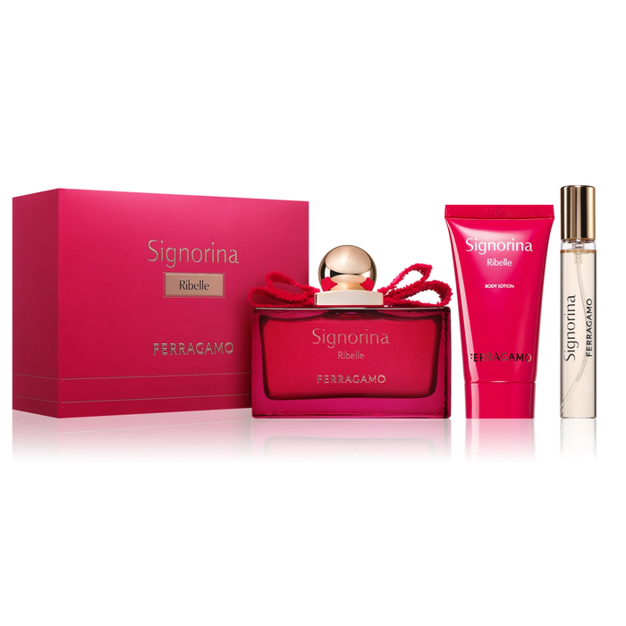 Signorina Ribelle by Salvatore Ferragamo 100ml EDP 3pc Gift Set