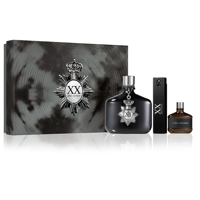 XX by John Varvatos 125ml EDT 3 Piece Gift Set