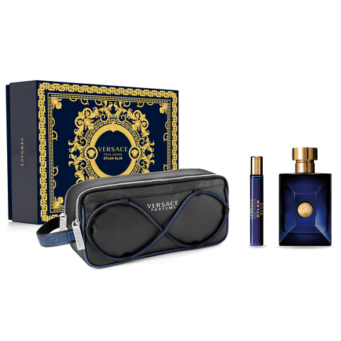 Dylan Blue Pour Homme by Versace 100ml EDT 3pc Gift Set