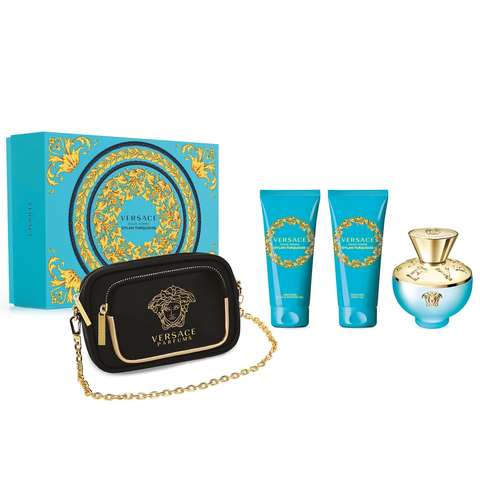 Dylan Turquoise by Versace 100ml EDT 4 Piece Gift Set