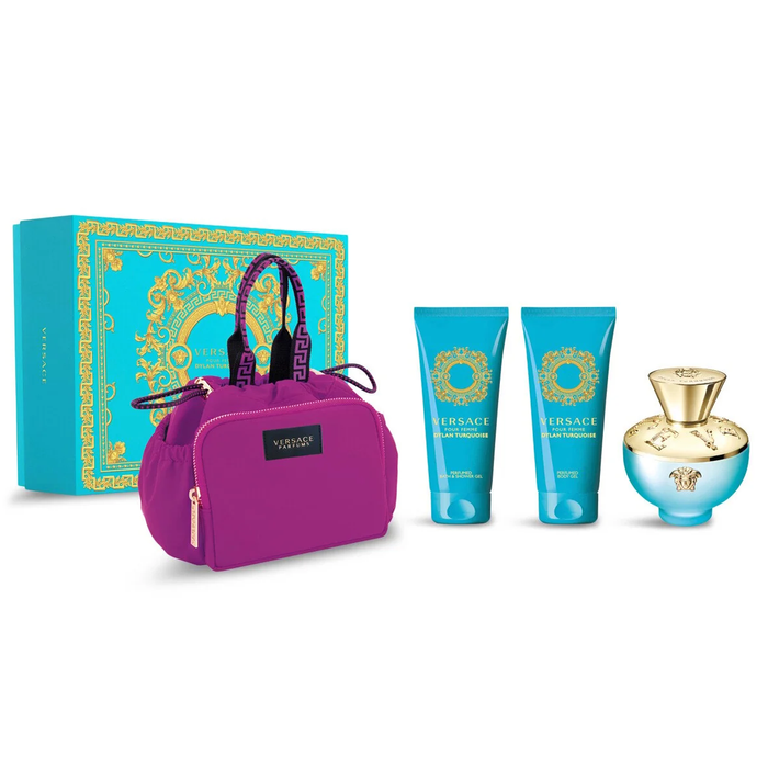 Dylan Turquoise by Versace 100ml EDT 4 Piece Gift Set