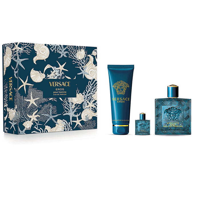 Versace Eros by Versace 100ml EDP 3 Piece Gift Set for Men