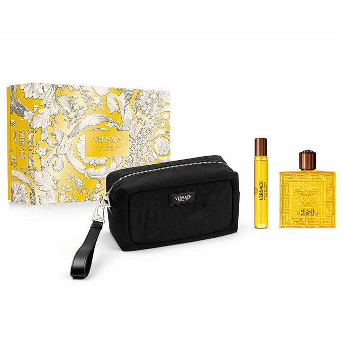 Eros Energy by Versace 100ml EDP 3 Piece Gift Set