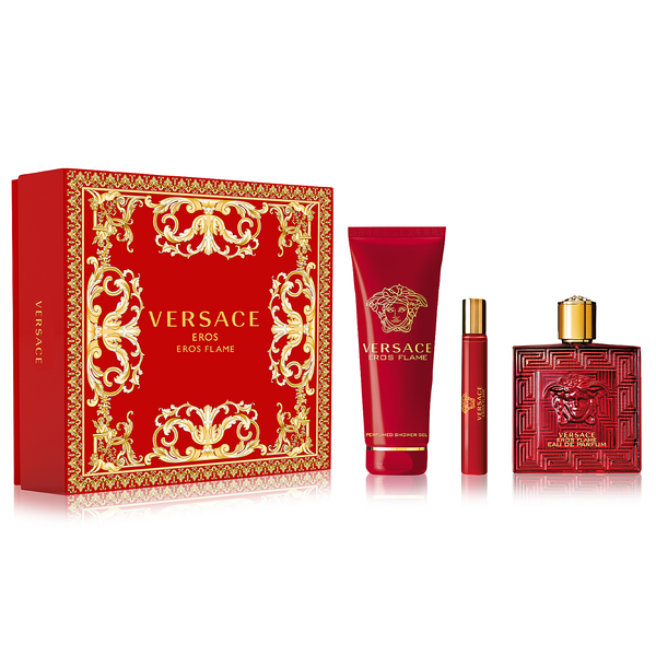 Eros Flame by Versace, 3 Piece Gift Set for Men main image 1