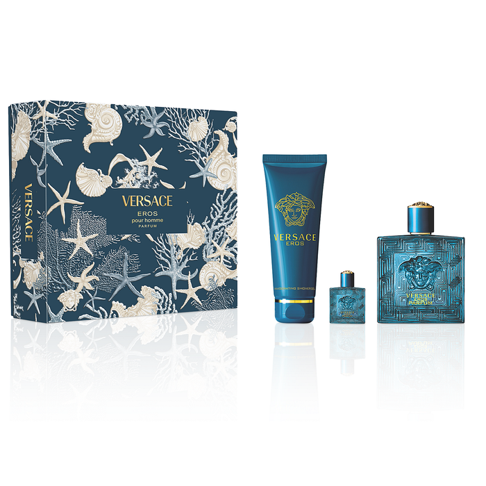 VERSACE EROS ギフトセット Versace Eros by Versace 100ml Parfum 3 Piece Gift Set — Perfume NZ