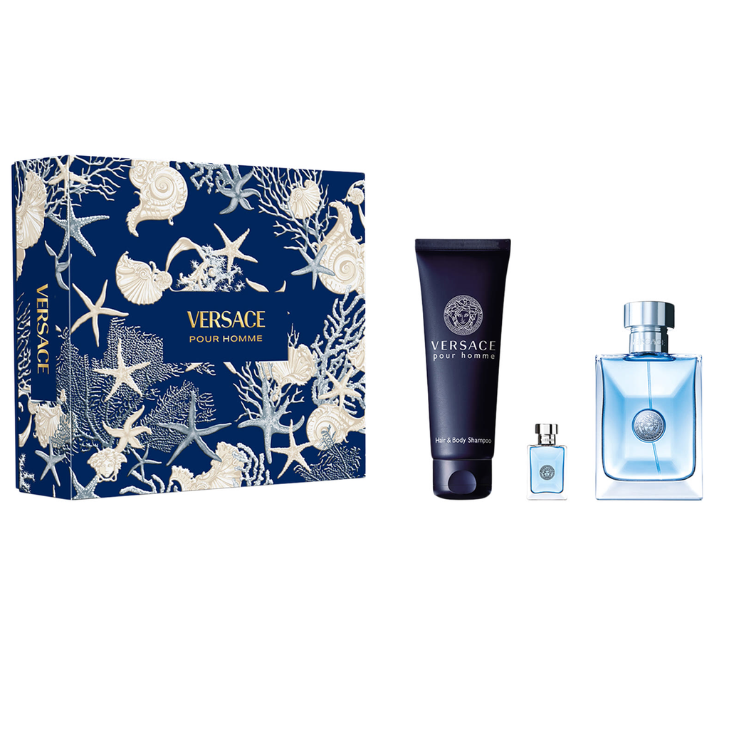 VERSACE pour homme セット Versace Pour Homme 100ml EDT 3 Piece Gift Set — Perfume NZ