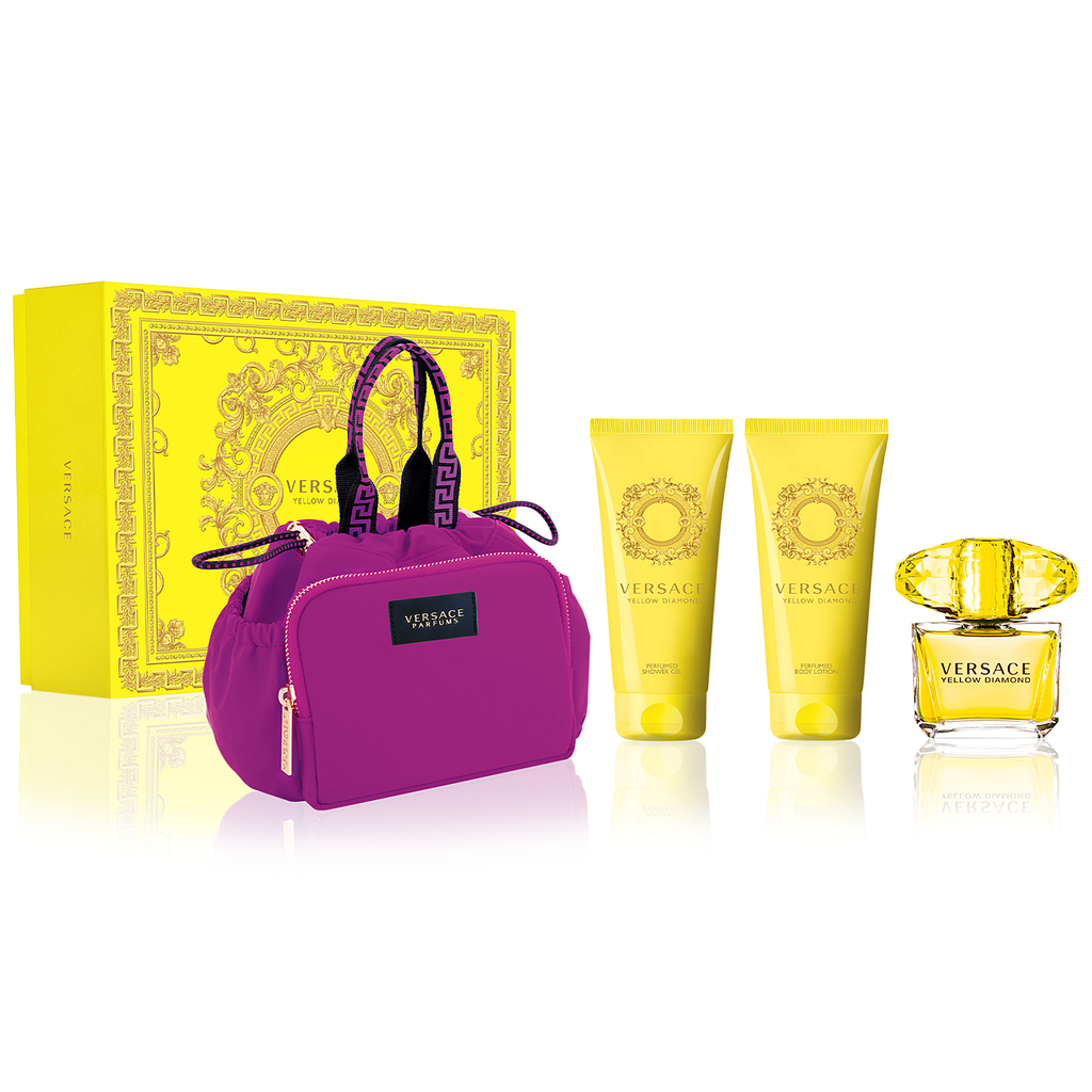 Versace yellow diamond discount 4 piece gift set