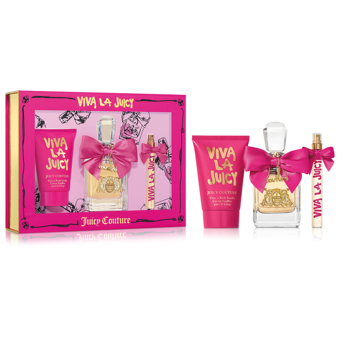 Viva La Juicy by Juicy Couture 100ml EDP 3 Piece Gift Set