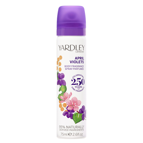 April Violets by Yardley 75ml Body Spray