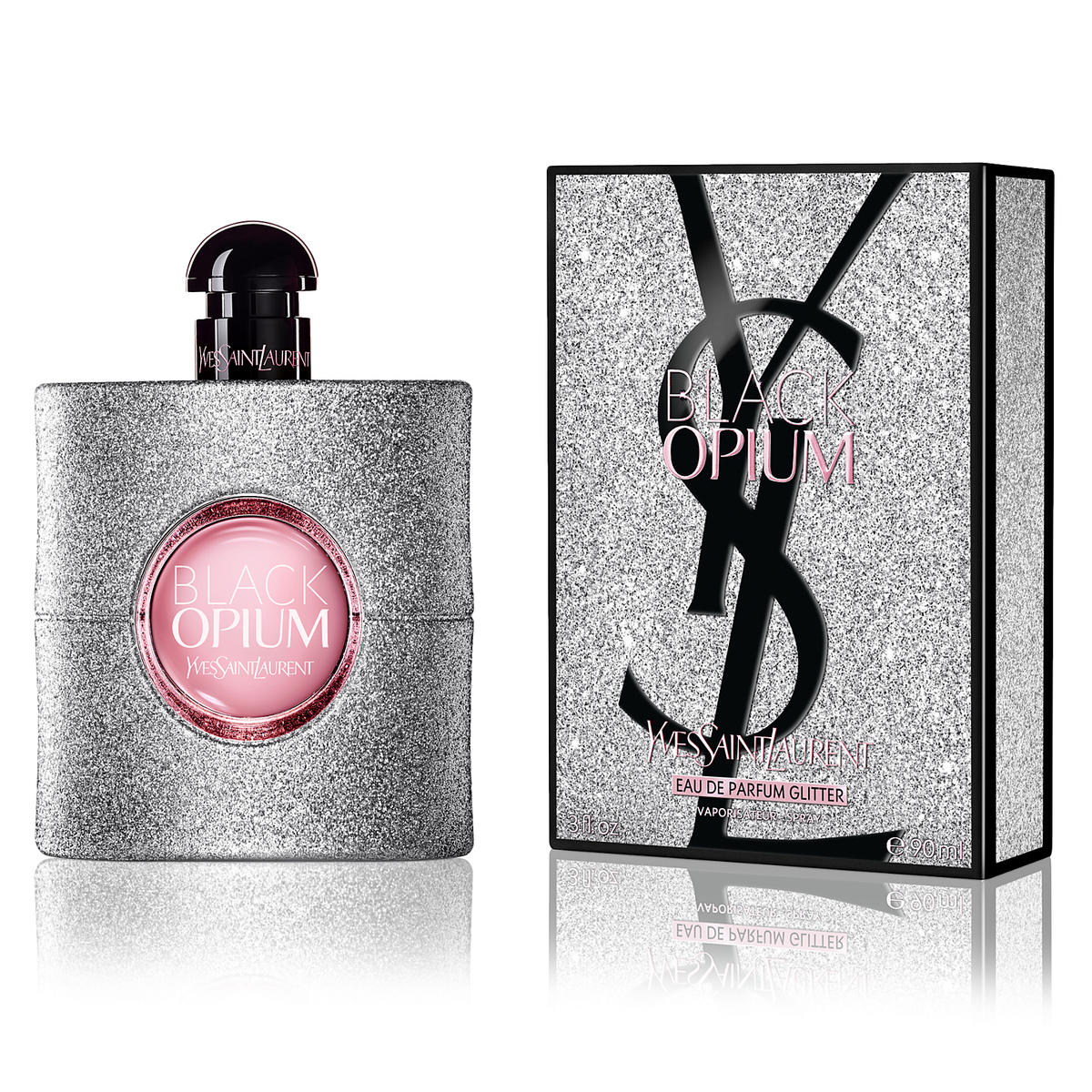 香水(女性用) (49)YSL Black Opium Glitter EDP 90ml Black Opium Glitter by YSL 90ml EDP — Perfume NZ