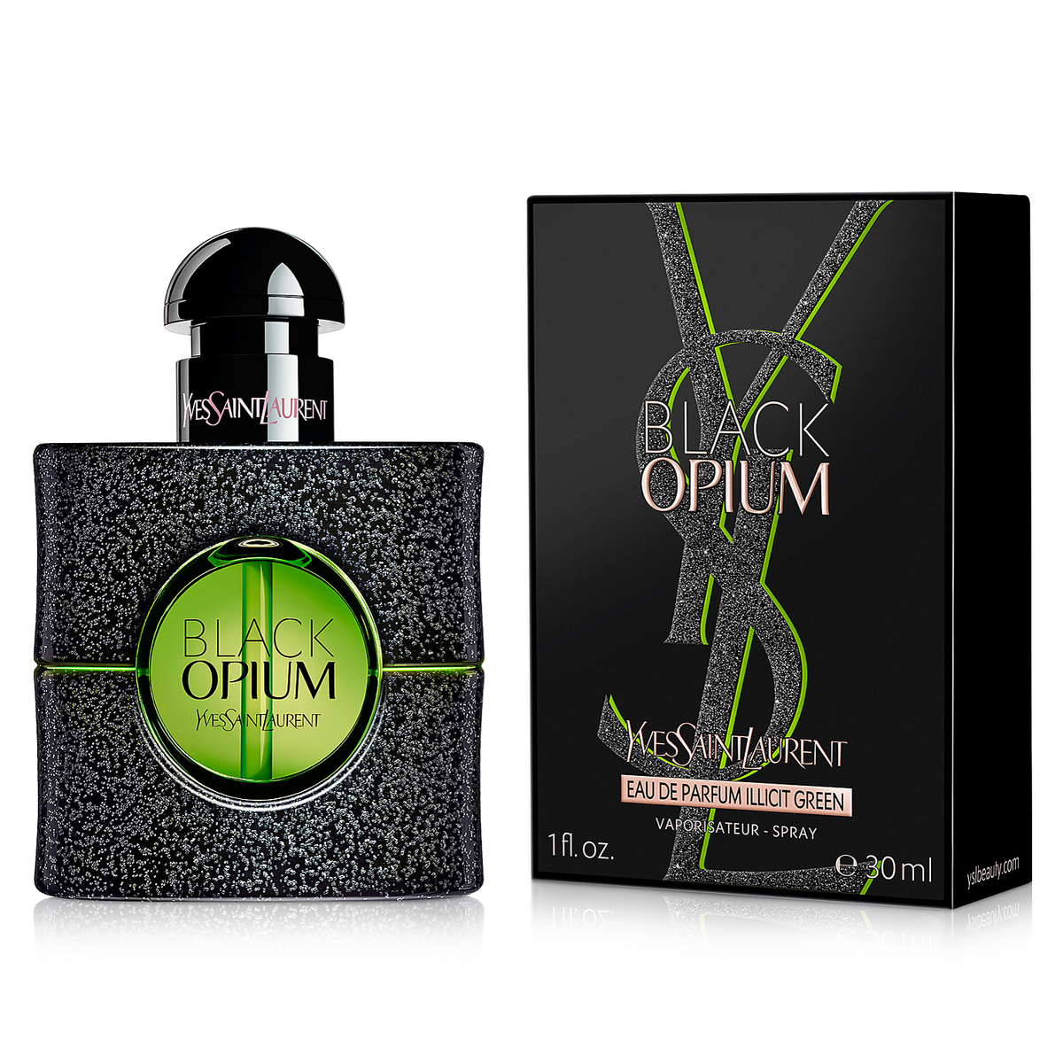 Black Opium Illicit Green by YSL 30ml EDP for Women — Perfume NZ