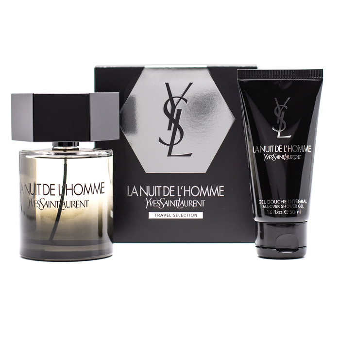 La Nuit De L'Homme by YSL 100ml EDT 2 Piece Gift Set
