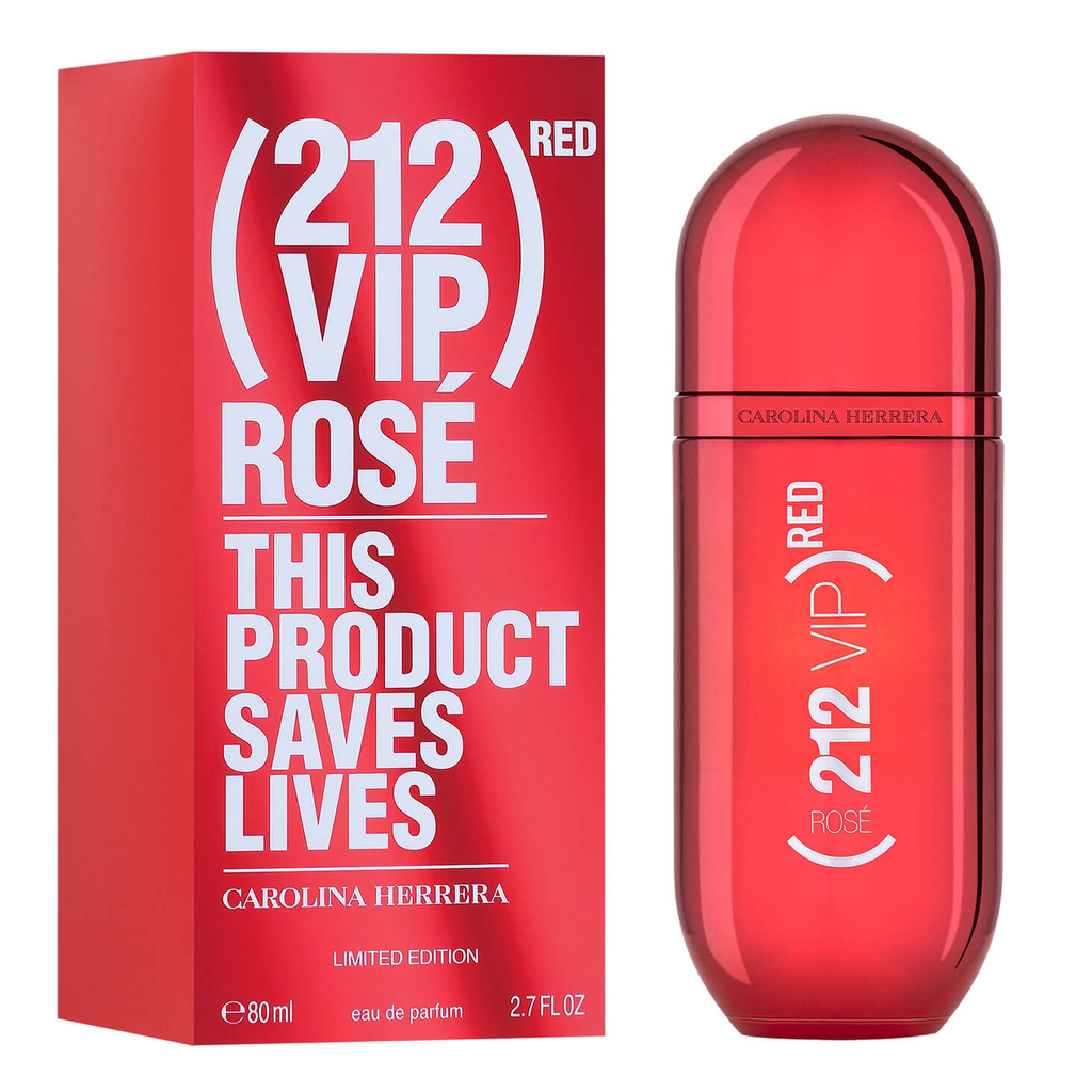 212 VIP Rose Red by Carolina Herrera 80ml EDP Perfume NZ