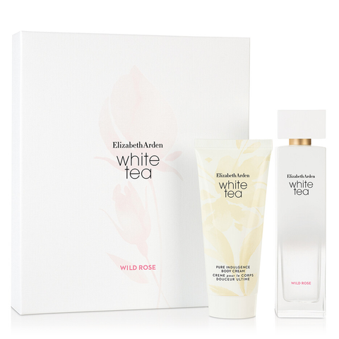 White Tea Wild Rose by Elizabeth Arden 100ml EDT 2 Piece Gift Set