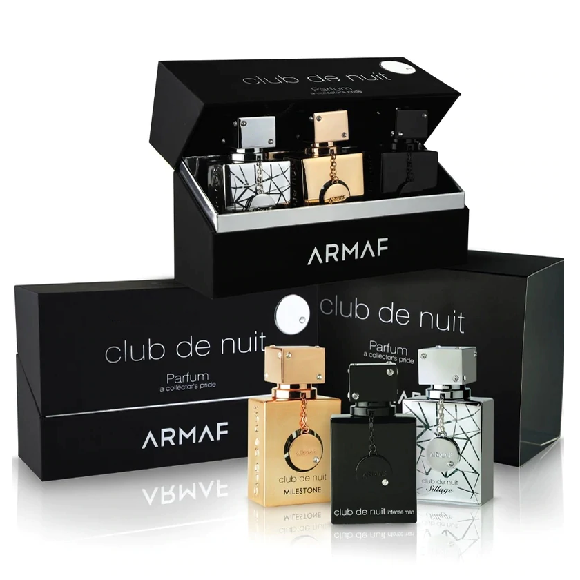 Club De Nuit Parfum Collection by Armaf 3x 30ml Gift Set — Perfume NZ