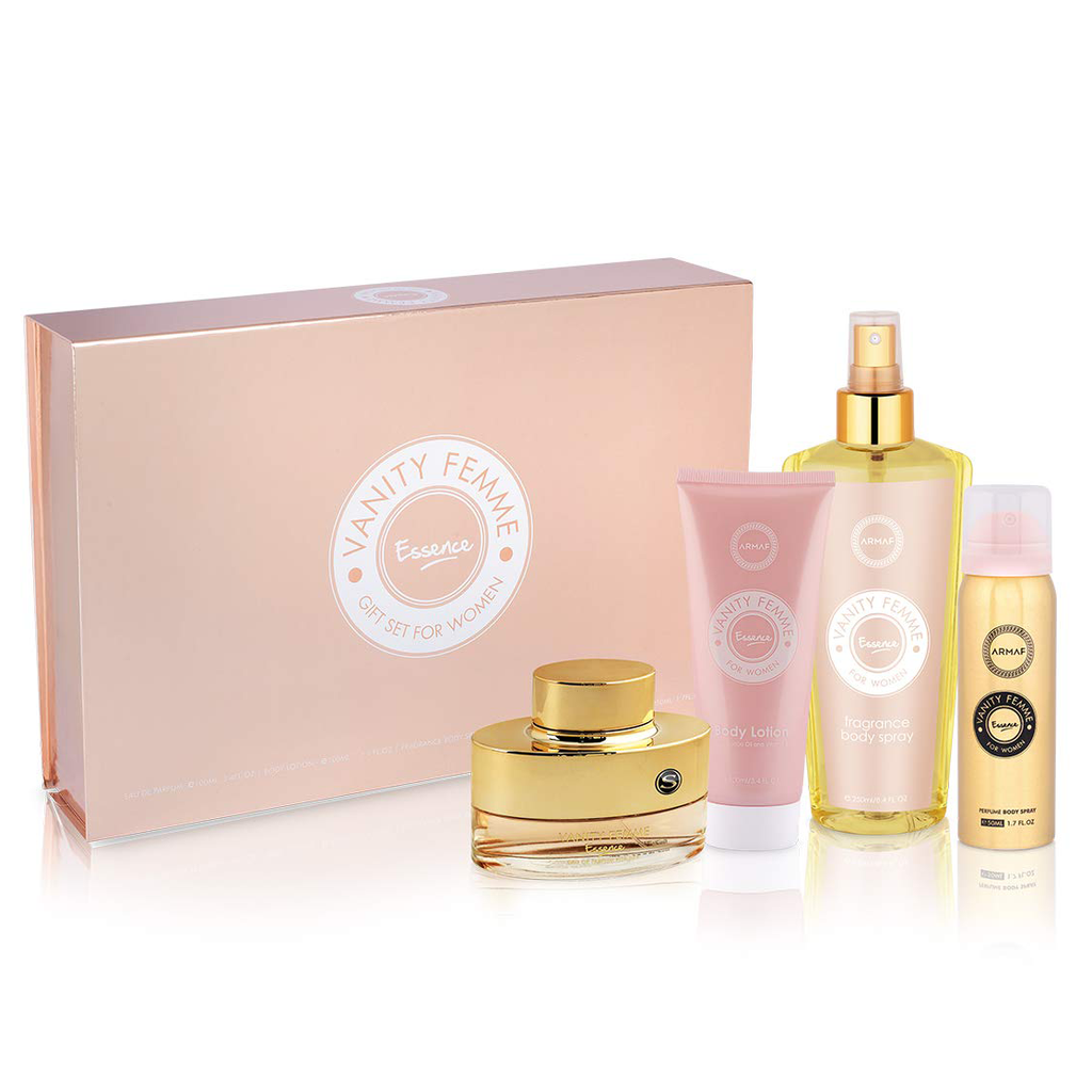 Vanity Femme Essence by Armaf 100ml EDP 4 Piece Gift Set Perfume NZ