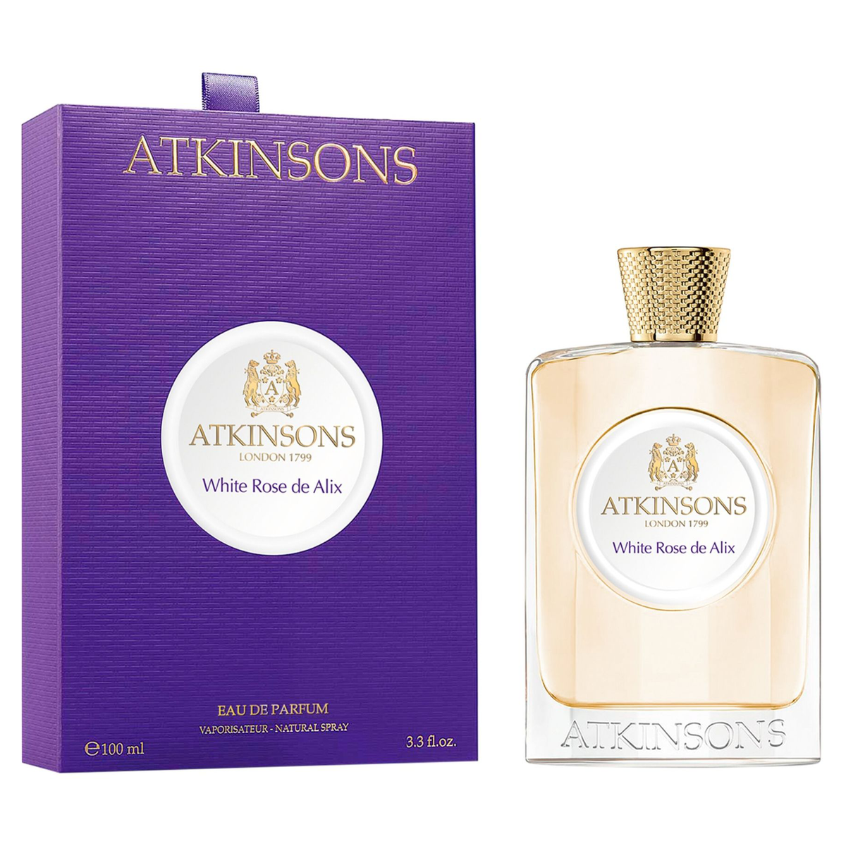 ATKINSONS ホワイトローズ アリックス オードパルファム White Rose De Alix by Atkinsons 100ml EDP — Perfume NZ
